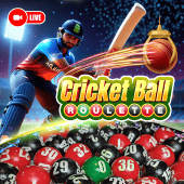 Cricket Ball Roulette wheel tile art